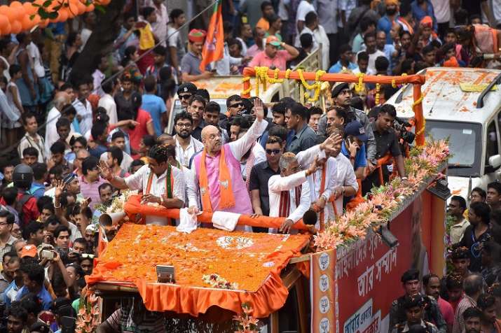 अमित शाह ने कोलकाता... अमित शाह ने कोलकाता...- India TV