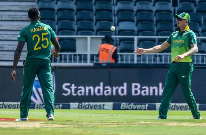 World Cup 2019: दक्षिण अफ्रीका को लगा बड़ा झटका, इंग्लैंड के खिलाफ विश्व कप के पहले मैच से बाहर हुए World Cup 2019: दक्षिण अफ्रीका को लगा बड़ा झटका, इंग्लैंड के खिलाफ विश्व कप के पहले मैच से बाहर हुए - India TV