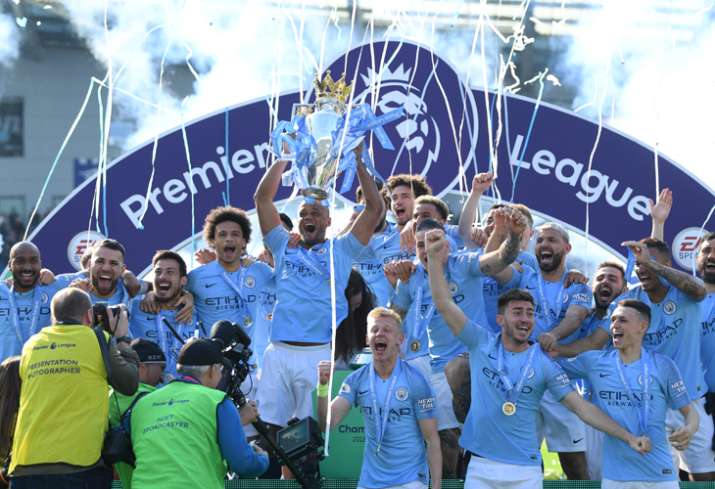 Premier League : मैनचेस्टर सिटी ने बरकरार रखा प्रीमियर लीग का खिताब, 10 साल में खिताब बचाने वाली पहल Premier League : मैनचेस्टर सिटी ने बरकरार रखा प्रीमियर लीग का खिताब, 10 साल में खिताब बचाने वाली पहल- India TV
