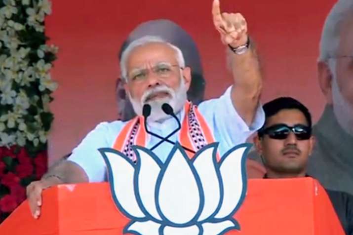कांग्रेस ने करतारपुर साहिब को पाकिस्तान में जाने दिया, ऐतिहासिक गलती की: मोदी कांग्रेस ने करतारपुर साहिब को पाकिस्तान में जाने दिया, ऐतिहासिक गलती की: मोदी- India TV