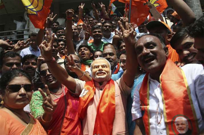 PM Narendra Modi to meet BJP workers part of the Lok Sabha campaign PM Narendra Modi to meet BJP workers part of the Lok Sabha campaign- India TV