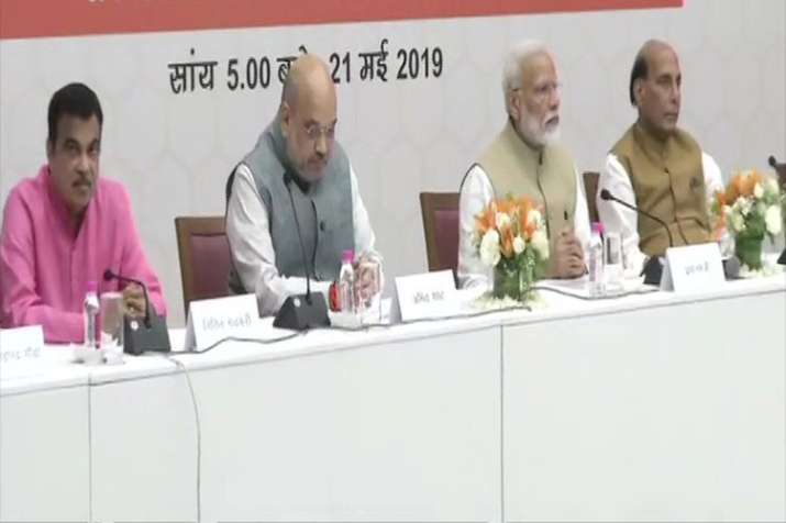 Union Council of Minsters meeting at BJP office in Delhi Union Council of Minsters meeting at BJP office in Delhi- India TV