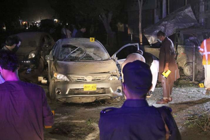 Blast in Pakistani city Quetta kills four policemen, 11 injured | AP Blast in Pakistani city Quetta kills four policemen, 11 injured | AP- India TV