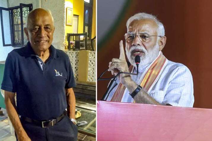 Former Navy chief Admiral (retd) L Ramdas and prime... Former Navy chief Admiral (retd) L Ramdas and prime...- India TV
