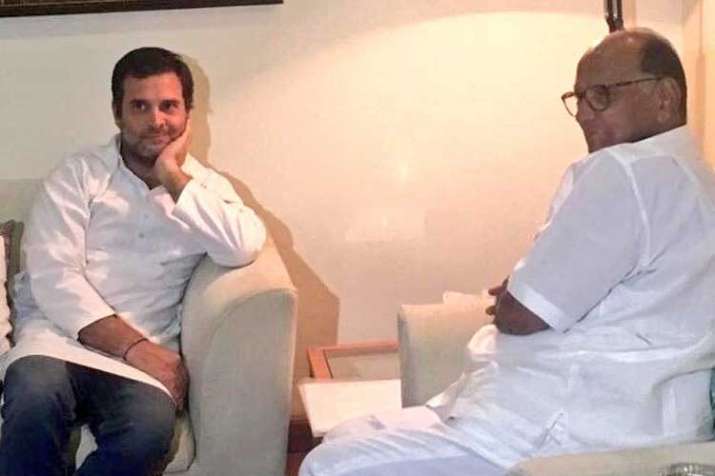 Rahul Gandhi and Sharad Pawar Rahul Gandhi and Sharad Pawar- India TV