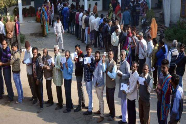 Election Commission orders re-polling at booth no 337 in Azamgarh's Mubarakpur Election Commission orders re-polling at booth no 337 in Azamgarh's Mubarakpur- India TV