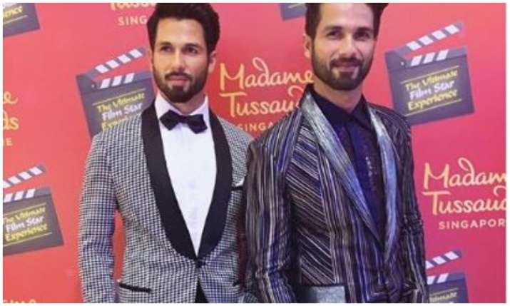 Shahid kapoor wax statue Shahid kapoor wax statue- India TV