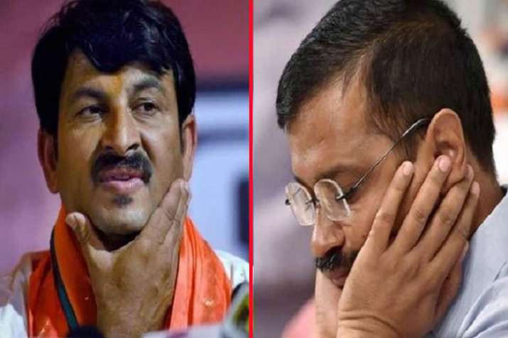 arvind Kejariwal And Manoj Tiwari arvind Kejariwal And Manoj Tiwari- India TV