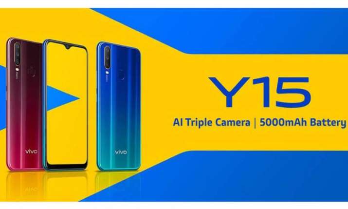 Vivo Y15 smartphone now in India for Rs 13,990 Vivo Y15 smartphone now in India for Rs 13,990- India TV Paisa