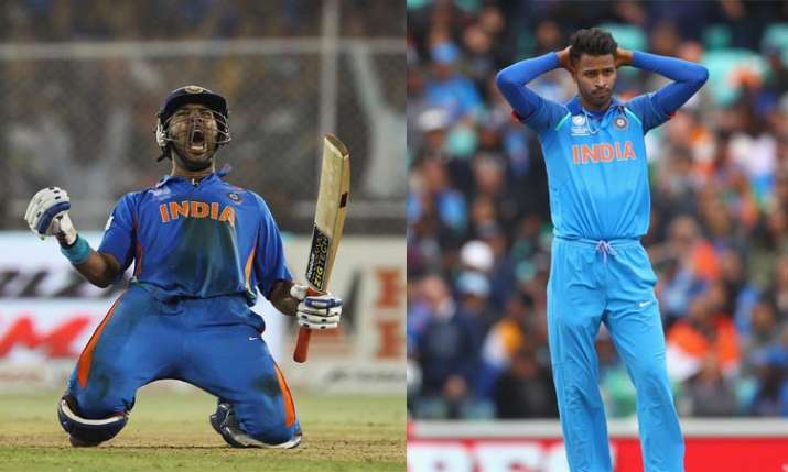 World Cup 2019: World Cup 2019: Hardik Pandya needs to emulate Yuvraj Singh's 2011 World Cup heroics World Cup 2019: World Cup 2019: Hardik Pandya needs to emulate Yuvraj Singh's 2011 World Cup heroics- India TV