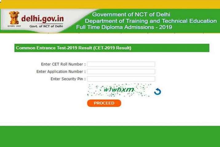 DELHI CET RESULT 2019 DELHI CET RESULT 2019- India TV