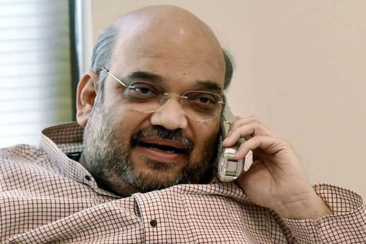 J-K Governor discusses state security, development issues with Amit Shah J-K Governor discusses state security, development issues with Amit Shah- India TV