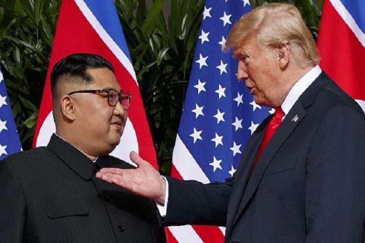 Donald Trump and North Korea Chairman Kim Jong Un. (File... Donald Trump and North Korea Chairman Kim Jong Un. (File...- India TV