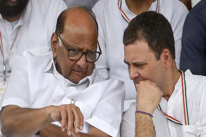 Rahul Gandhi and Sharad Pawar Rahul Gandhi and Sharad Pawar- India TV