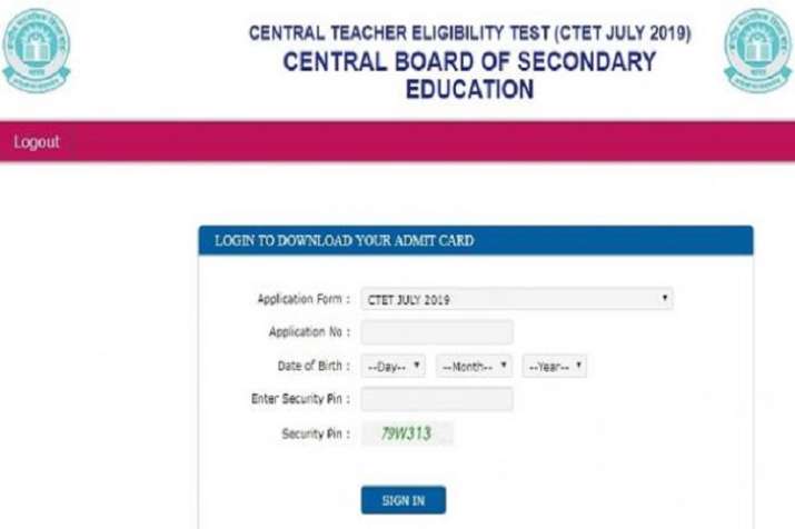 ctet admit card 2019 ctet admit card 2019- India TV