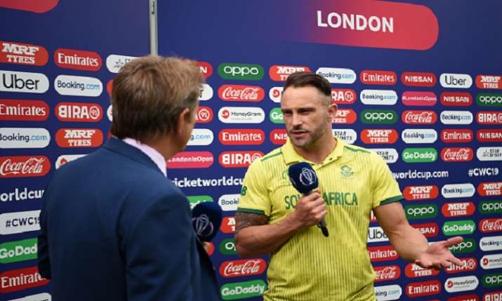World Cup 2019: फाफ डुप्लेसिस... World Cup 2019: फाफ डुप्लेसिस...- India TV