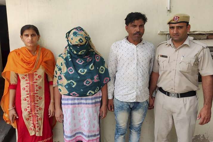 Haryana police arrested two persons, including a woman,... Haryana police arrested two persons, including a woman,...- India TV
