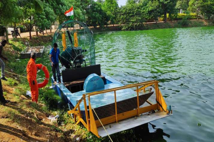 National Aeronautics Laboratory (NAL) launched "Jaldost" at the Halasuru Lake incentral Bengaluru National Aeronautics Laboratory (NAL) launched "Jaldost" at the Halasuru Lake incentral Bengaluru- India TV