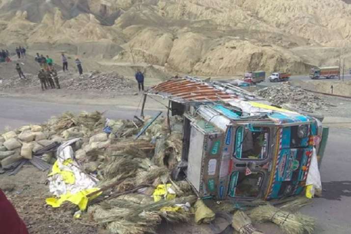 leh accident leh accident- India TV