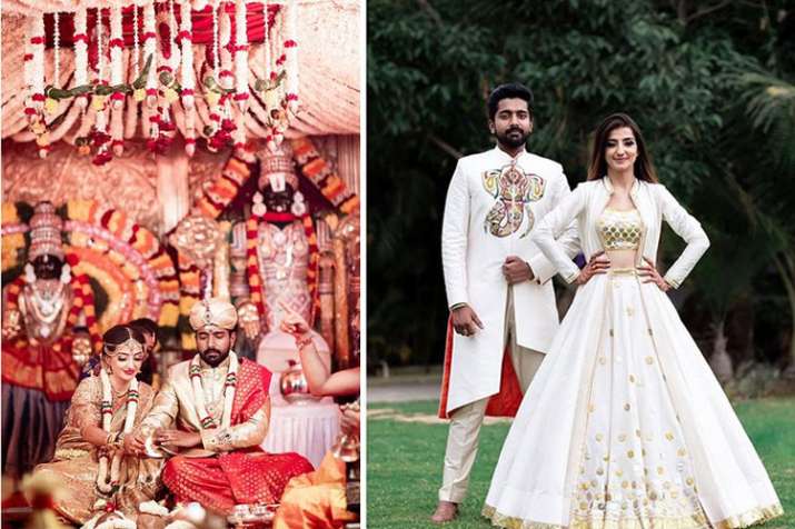 lovey sasan gets married to koushik krishnamurthy lovey sasan gets married to koushik krishnamurthy - India TV
