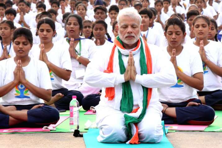 PM Modi will do yoga in Ranchi on World Yoga Day PM Modi will do yoga in Ranchi on World Yoga Day- India TV