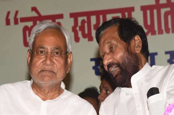 nitish kumar and ramvilas paswan nitish kumar and ramvilas paswan- India TV