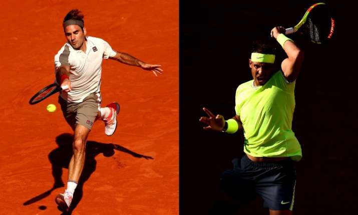 Roger Fedrer vs Rafael Nadal in French Open Semifinal 2019 Roger Fedrer vs Rafael Nadal in French Open Semifinal 2019- India TV