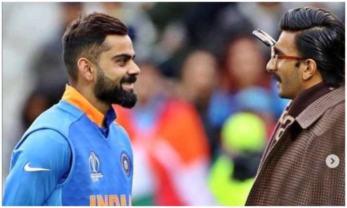 Virat Kohli and Ranveer Singh Virat Kohli and Ranveer Singh- India TV