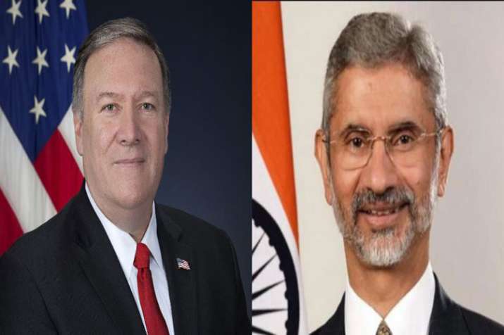 Terror, H-1B, Iran oil to top agenda of Jaishankar-Pompeo meet Terror, H-1B, Iran oil to top agenda of Jaishankar-Pompeo meet- India TV