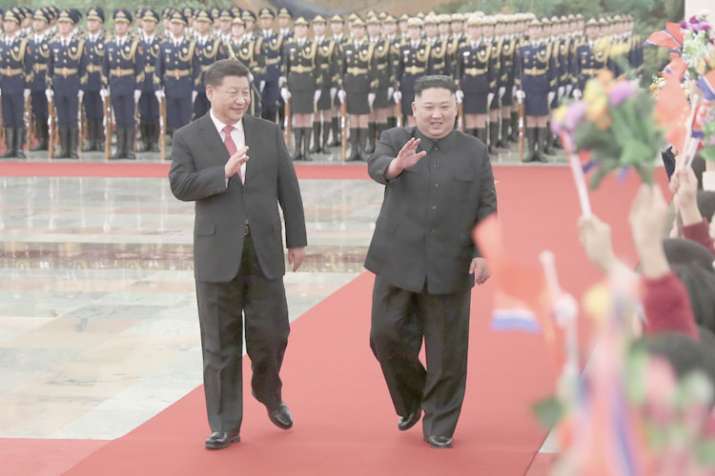 Xi Jinping of China lands in North Korea to meet Kim ahead of Trump talks | AP File Xi Jinping of China lands in North Korea to meet Kim ahead of Trump talks | AP File- India TV
