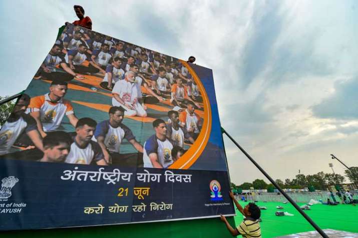International Yoga Day in Ranchi International Yoga Day in Ranchi- India TV