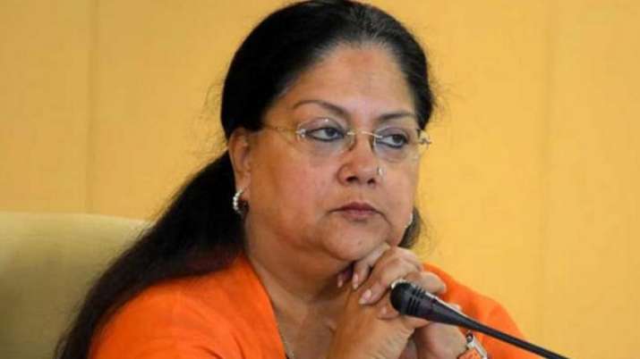 राजस्थान की तत्कालीन मुख्यमंत्री वसुंधरा राजे राजस्थान की तत्कालीन मुख्यमंत्री वसुंधरा राजे- India TV