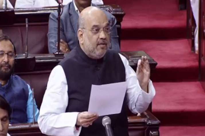 Amit Shah in Rajya Sabha Amit Shah in Rajya Sabha- India TV