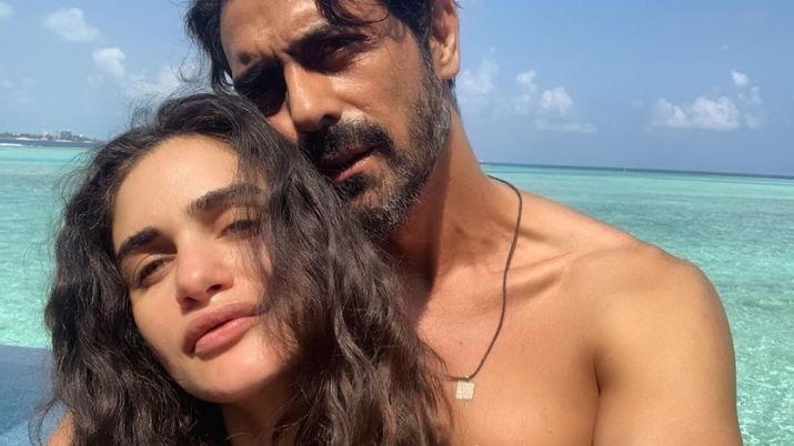 Arjun rampal and gabriella demetriades Arjun rampal and gabriella demetriades- India TV