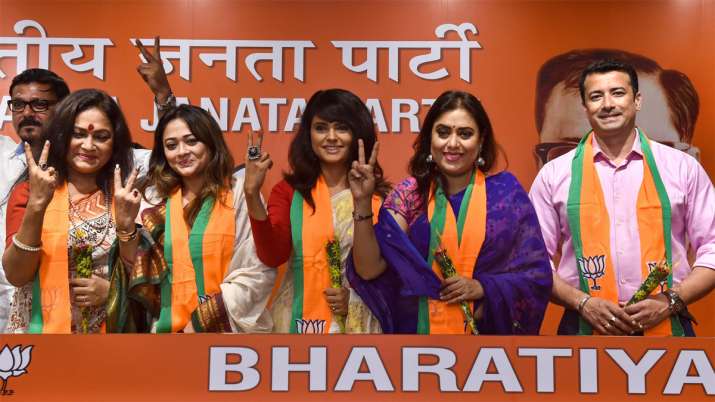 Several Bengali film, TV actors join BJP Several Bengali film, TV actors join BJP- India TV