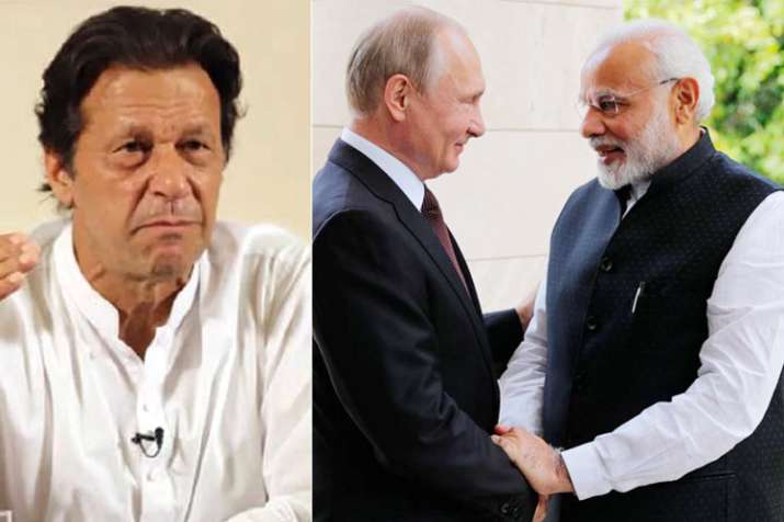 Imran Khan, Vladimir Putin and Narendra Modi | AP File Imran Khan, Vladimir Putin and Narendra Modi | AP File- India TV