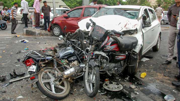 Brothers killed in Jaipur as car hits motorcycle at JDA Circle | PTI Brothers killed in Jaipur as car hits motorcycle at JDA Circle | PTI- India TV
