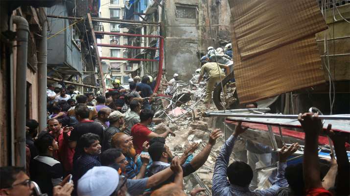Mumabi Building Collapse Mumabi Building Collapse- India TV