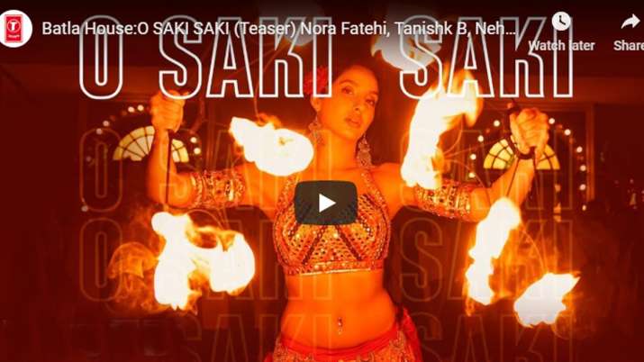 Batla House, O SAKI SAKI Video song, Nora Fatehi, Tanishk bagchi , Neha Kakkar , Tulsi Kumar , B Pra Batla House, O SAKI SAKI Video song, Nora Fatehi, Tanishk bagchi , Neha Kakkar , Tulsi Kumar , B Pra- India TV