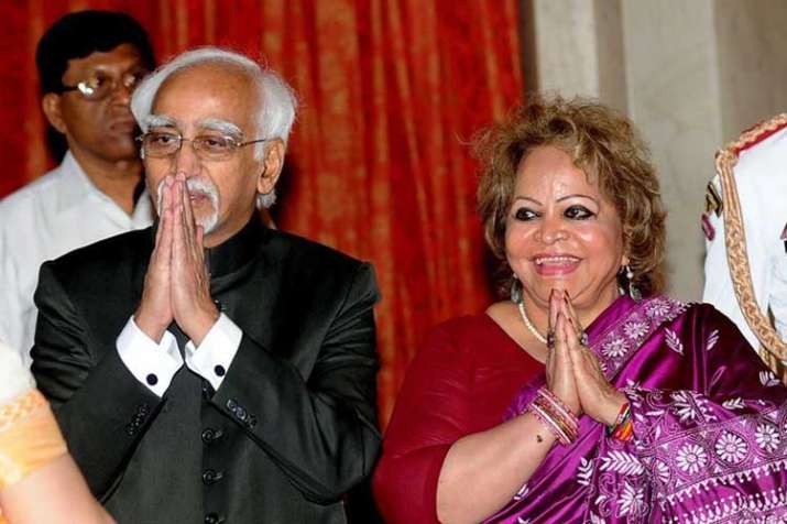 hamid ansari and salma ansari hamid ansari and salma ansari- India TV