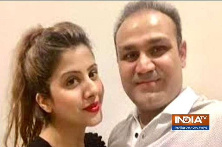 Virender Sehwag's wife Aarti Sehwag lodged FIR against... Virender Sehwag's wife Aarti Sehwag lodged FIR against...- India TV