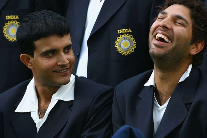 Sourav Ganguly and Yuvraj Singh Sourav Ganguly and Yuvraj Singh- India TV