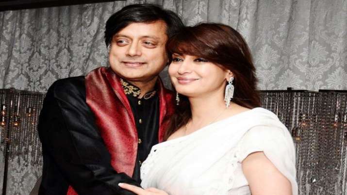 Sashi Tharoor and Sunanda Pushkar Sashi Tharoor and Sunanda Pushkar- India TV