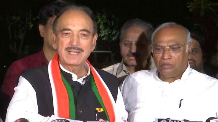 ghulam nabi azad kharge ghulam nabi azad kharge- India TV