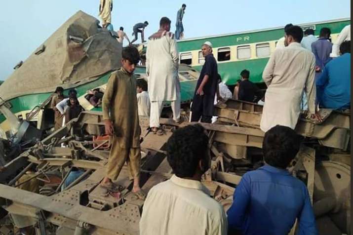 Pakistan Train Accident Pakistan Train Accident - India TV