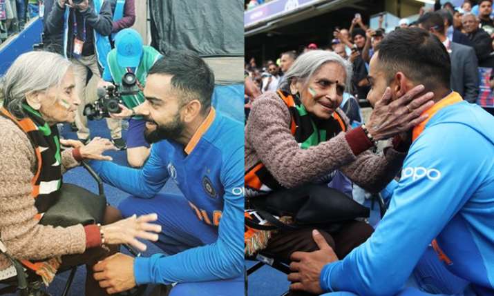 बुजुर्ग महिला प्रशंसक के पास नहीं हैं अगले मैच देखने के टिकट, कोहली बोले- चिंता न करो मैं हूं ना बुजुर्ग महिला प्रशंसक के पास नहीं हैं अगले मैच देखने के टिकट, कोहली बोले- चिंता न करो मैं हूं ना- India TV
