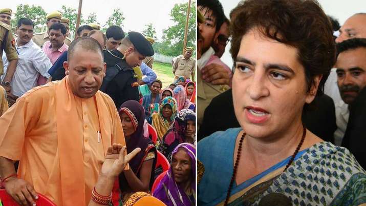 Priyanka Gandhi's jibe at Yogi's Sonbhadra... Priyanka Gandhi's jibe at Yogi's Sonbhadra...- India TV