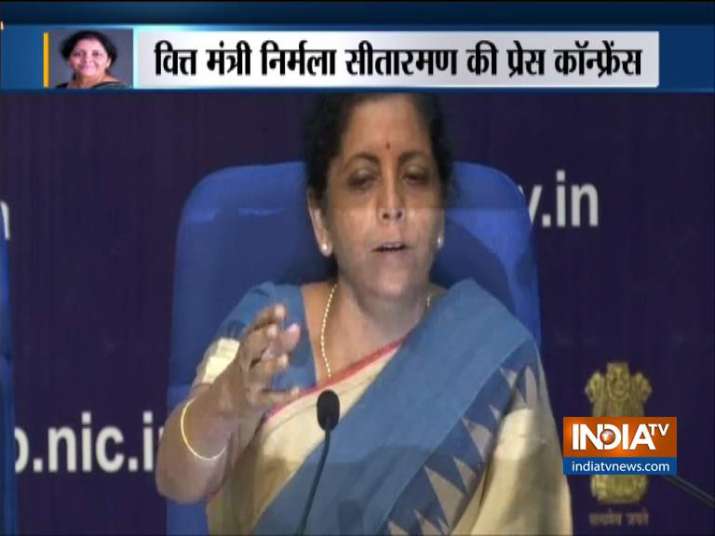 Finance Minister Nirmala Sitharaman on slowdown in Indian Economy Finance Minister Nirmala Sitharaman on slowdown in Indian Economy- India TV Paisa