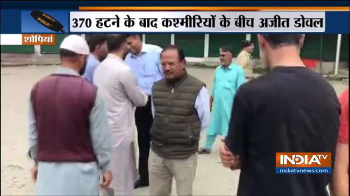 Ajit Doval In Jammu Kashmir Ajit Doval In Jammu Kashmir- India TV