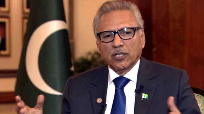 Pakistani President Arif Alvi Pakistani President Arif Alvi- India TV